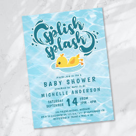 Invitación Splish Splash Baby Shower