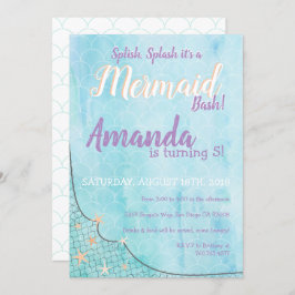 Invitación Splish Splash es un tema de cumpleaños de Sirmaid