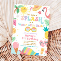 Splish Splash Pool Fiesta Water Slide Bash Cumplea