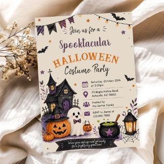 Invitación Spooktacular Costume Party Halloween