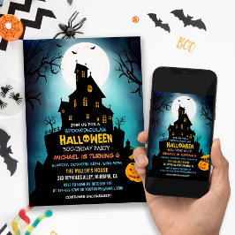 Invitación SPOOKTACULAR Cstume Niños Fiesta de Cumpleaños de 