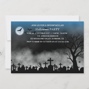 Invitación Spooktacular Dark Halloween Party