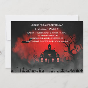 Invitación Spooktacular Dark Halloween Party