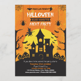 Invitación Spooktacular Dark Halloween Party