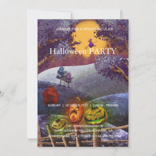 Invitación Spooktacular Dark Halloween Party