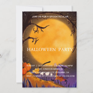 Invitación Spooktacular Dark Halloween Party