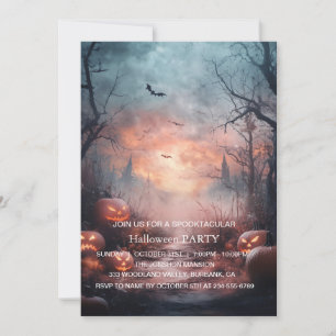 Invitación Spooktacular Dark Halloween Party I