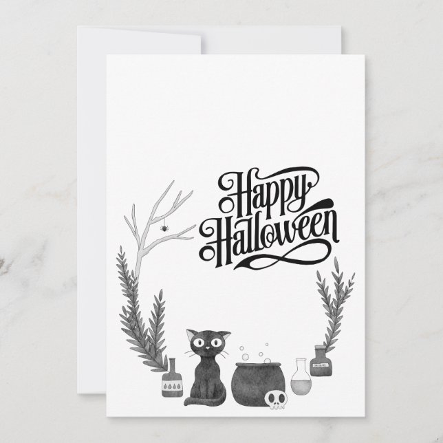 Invitación Spooktacular Dark Halloween Party I (Anverso)