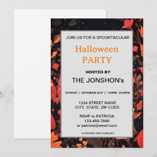 Invitación Spooktacular Dark Halloween Party I