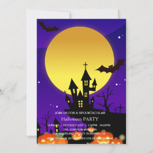 Invitación Spooktacular Dark Halloween Party I