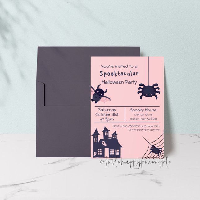 Invitación Spooktacular Halloween Party Invitation (Subido por el creador)