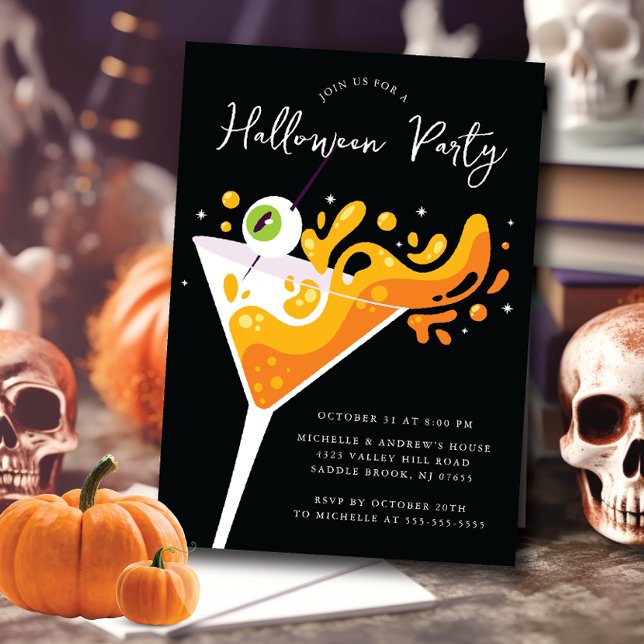 Invitación Spooktacular Sip Soiree Halloween (Subido por el creador)