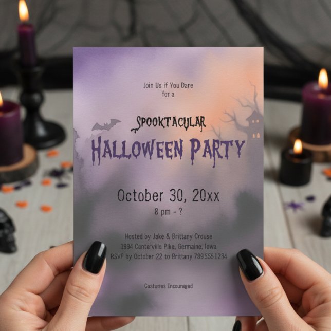 Invitación Spooktacular Spookular Night Halloween Party (Subido por el creador)