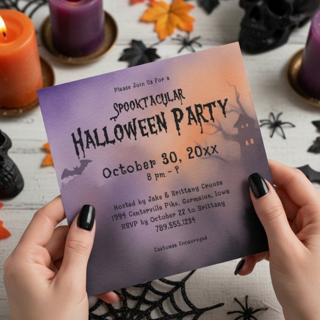 Invitación Spooktacular Spookular Night Halloween Party (Subido por el creador)