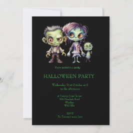 Invitación Spooky Halloween Party Invitation