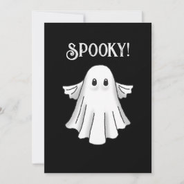 Invitación Spooky Happy Halloween Card