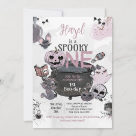 Invitación Spooky One 1st Birthday Halloween