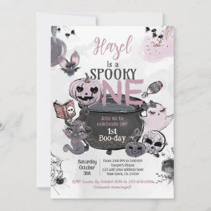 Invitación Spooky One 1st Birthday Halloween
