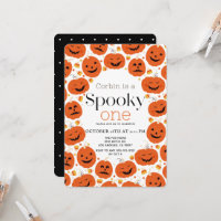 Spooky One Lindas Calabazas de Halloween Cumpleaño