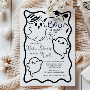 Invitación Spooky Sweet Little Boo Baby Shower