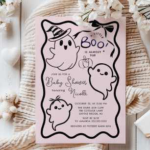 Invitación Spooky Sweet Little Boo Baby Shower