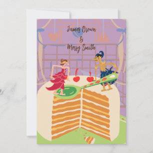 Invitación Spoonful Take the Sweetest Bite Boda