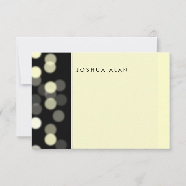 Invitación Spotlight Bar/Bat Mitzvah Gracias Nota (Anverso)