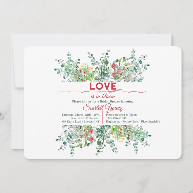 Invitación Spring Divide (Anverso)