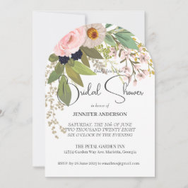 Invitación Spring Garden Floral Bouquet Bridal Shower