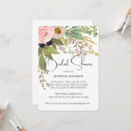 Invitación Spring Garden Floral Bouquet Bridal Shower