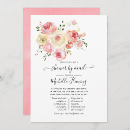 Invitación Springtime Watercolor Floral Baby Shower por corre