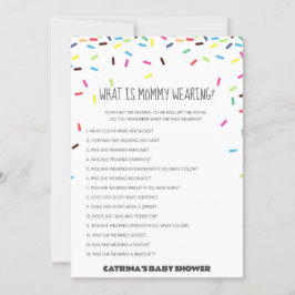 Invitación Sprinkle Baby Shower - Nombre editable, 5x7