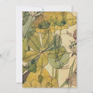 Invitación Spurge Con Las Flores De Yham Charles Rennie Macki