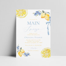 Squeeze Lemons Ducha azul italiana de novias