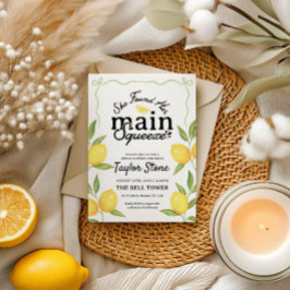 Invitación Squeeze Principal | Lemon Bridal Shower