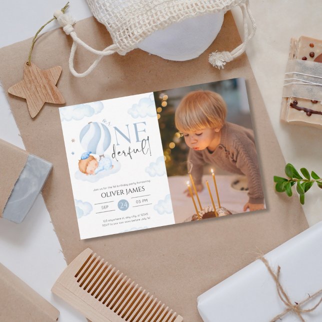 Invitación Sr. Onebeauboy foto 1º cumpleaños (Subido por el creador)