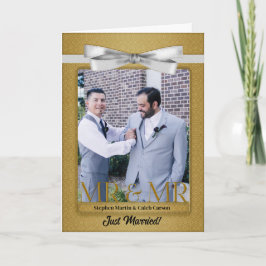 Invitación Sr. Oro y la recepción de la boda gay