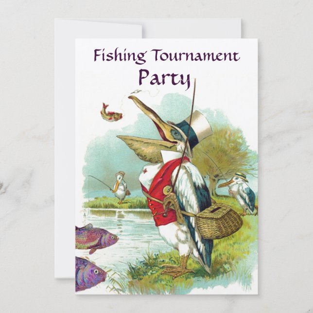INVITACIÓN SR. PELICAN FISHING TOURNAMENT FIESTA (Anverso)