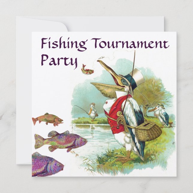 INVITACIÓN SR. PELICAN FISHING TOURNAMENT FIESTA (Anverso)