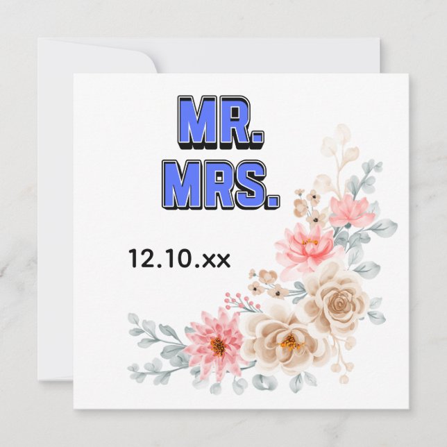 Invitación Sr. & Sra. (Anverso)