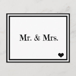 Invitación Sr. & Sra.