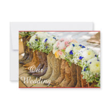 Sr. y Sr. Wedding Invitation