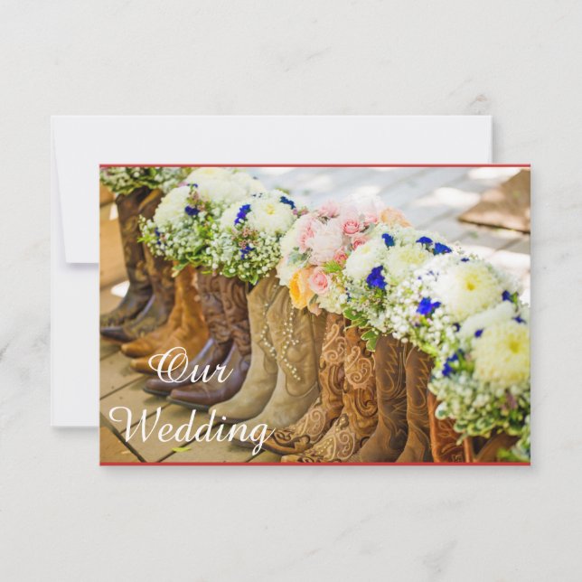 Invitación Sr. y Sr. Wedding Invitation (Anverso)