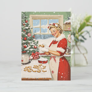 Invitación Sra. Claus Holiday Baking Delight