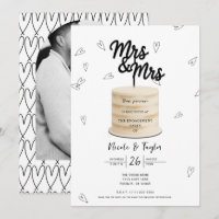 Sra. & Sra. Pastel & Corazones Negro Blanco Compro
