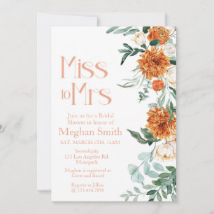 Invitación Srta., Bridal Shower, Bridal Brunch