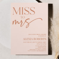 Srta. Brown Tan Boho Bohemian Bridal Shower