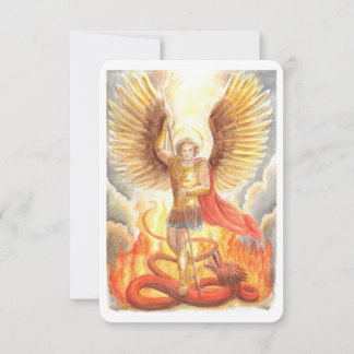 Invitación St.Michael the Archangel Prayer Card