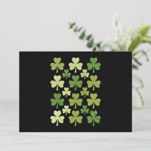 Invitación St Patrick's Day Heart Lucky Clover Shamrock