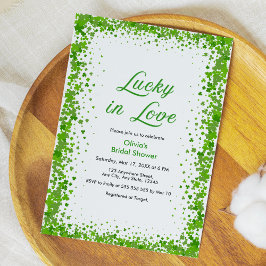 Invitación St Patrick's Day Lucky in Love Bridal Shower
